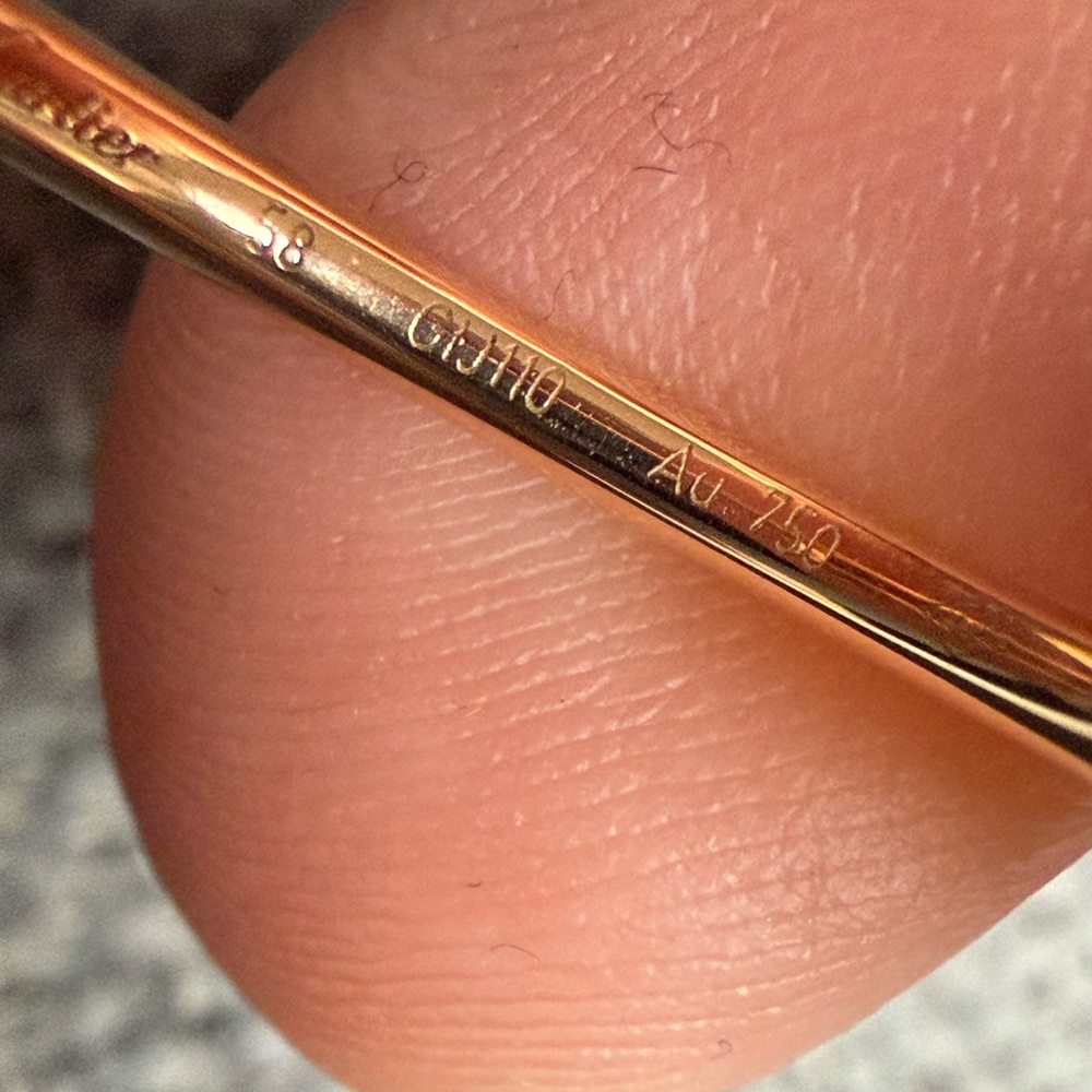 Cartier Juste un Clou small ring Rose gold 58 - Picture 4 of 5
